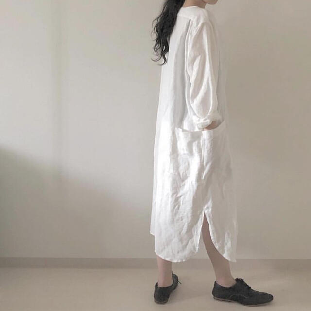 nest Robe(ネストローブ)のrehellinen base line long shirt レディースのワンピース(ロングワンピース/マキシワンピース)の商品写真