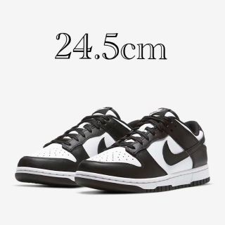 ナイキ(NIKE)のNIKE WMNS DUNK LOW "WHITE/BLACK" 24.5cm(スニーカー)