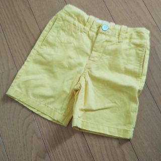 ベビーギャップ(babyGAP)のベビーギャップ イエローショートパンツ 100 3y(パンツ/スパッツ)