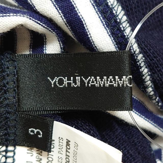 Yohji Yamamoto(ヨウジヤマモト)のヨウジヤマモト 七分袖カットソー 3 L レディースのトップス(カットソー(長袖/七分))の商品写真