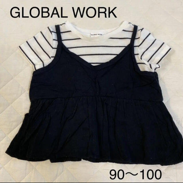 GLOBAL WORK(グローバルワーク)の[グローバルワーク] トップス 90-100 キッズ/ベビー/マタニティのキッズ服女の子用(90cm~)(Tシャツ/カットソー)の商品写真