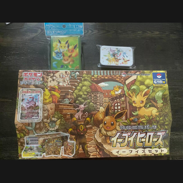 ポケモンカードゲーム イーブイヒーローズセット スリーブ&ダメカン