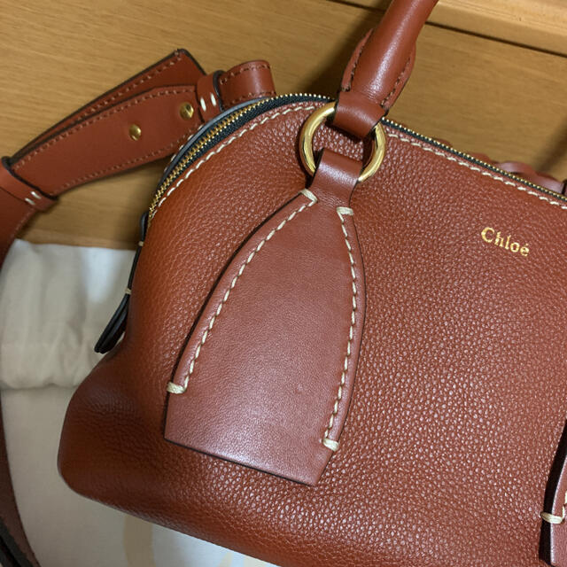 Chloe(クロエ)のクロエ　ダリア　s スモール　セピアブラウン レディースのバッグ(ハンドバッグ)の商品写真