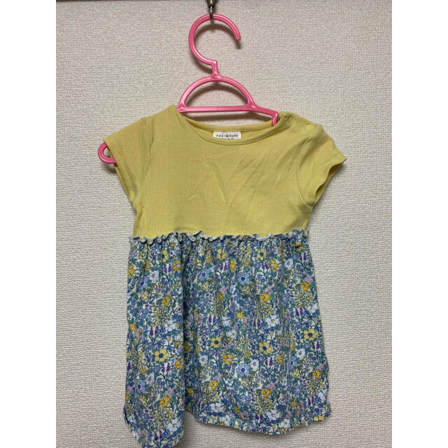 NEXT(ネクスト)のnext baby 花柄ワンピース　6-9M キッズ/ベビー/マタニティのベビー服(~85cm)(ワンピース)の商品写真