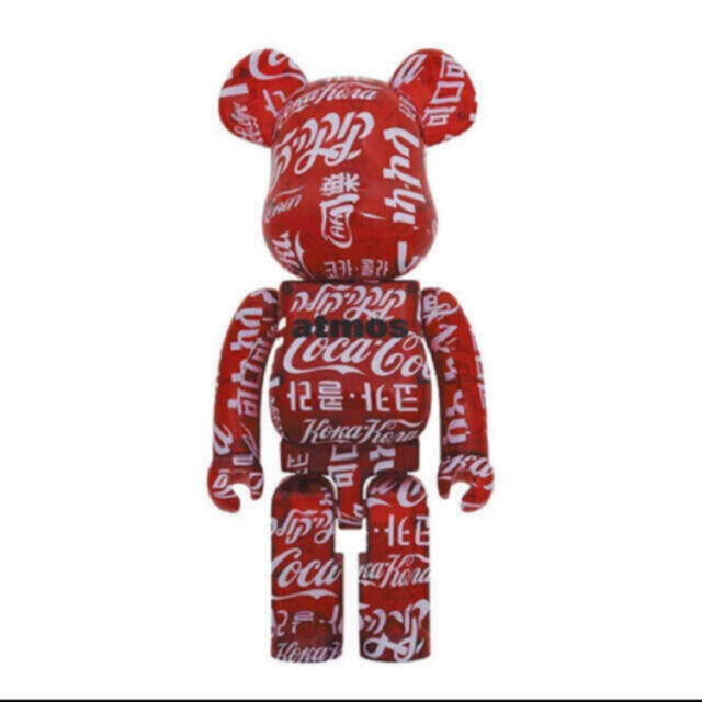 MEDICOM TOY - BE@RBRICK atmos × Coca-Cola CLEAR RED