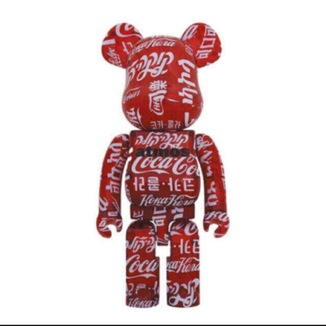 MEDICOM TOY(メディコムトイ)のBE@RBRICK atmos × Coca-Cola CLEAR RED  エンタメ/ホビーのフィギュア(その他)の商品写真