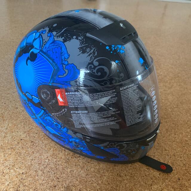 新しく着き フルフェイスヘルメット　 Lサイズ未使用国内仕様 ヘルメット+シールド