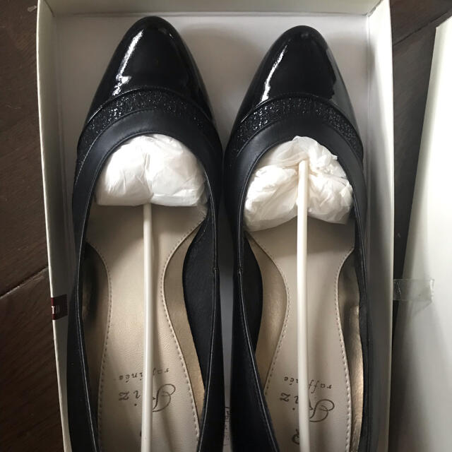 STRAWBERRY-FIELDS(ストロベリーフィールズ)の♡黒　パンプス　ヒール　23.5♡ レディースの靴/シューズ(ハイヒール/パンプス)の商品写真