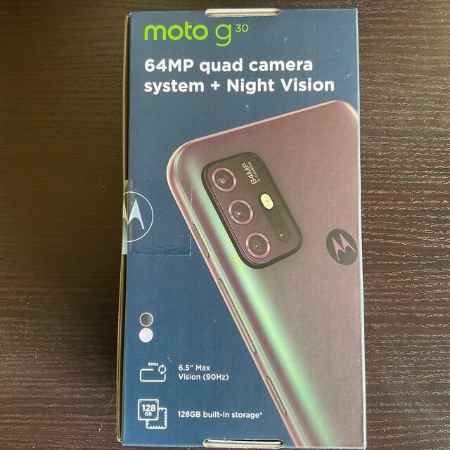 Motorola(モトローラ)の【未開封】moto g 30 スマホ/家電/カメラのスマートフォン/携帯電話(スマートフォン本体)の商品写真