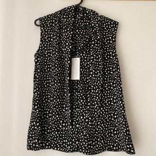 ユニクロ(UNIQLO)のユニクロ♡プリントボウタイブラウス(シャツ/ブラウス(半袖/袖なし))