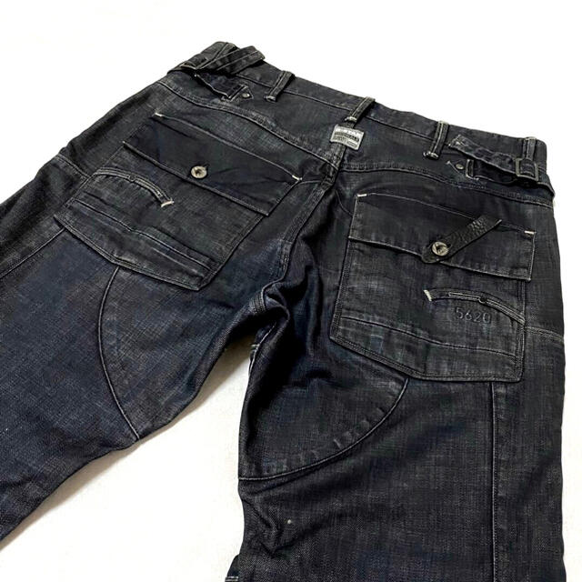 G-STAR RAW(ジースター)のG-STAR RAW ジースターロゥ バイカー デニム サイズ33 約85cm メンズのパンツ(デニム/ジーンズ)の商品写真