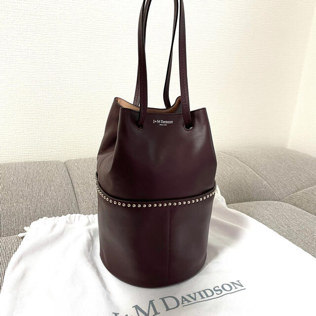 【ほぼ未使用】J&M Davidson / DAISY WITH STUDSショルダーバッグ