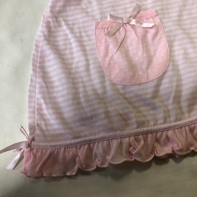 フリル短袖可愛いワンピース　100 赤ちゃん本舗　 キッズ/ベビー/マタニティのキッズ服女の子用(90cm~)(ワンピース)の商品写真