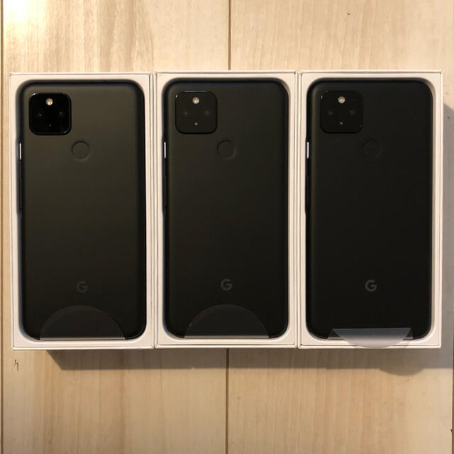 Google Pixel4a (5G) ブラック 3台