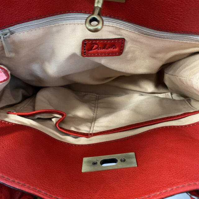 Dakota(ダコタ)のDakota ダコタ オーリオ 2way ショルダー＆ハンドバッグ　赤色　レッド レディースのバッグ(ハンドバッグ)の商品写真