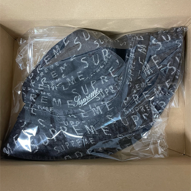 Supreme Warp Jacqurd Logos Denim Crusher 2