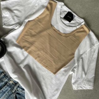 ok.soon シームレスクロップドタンクトップ　beige(タンクトップ)