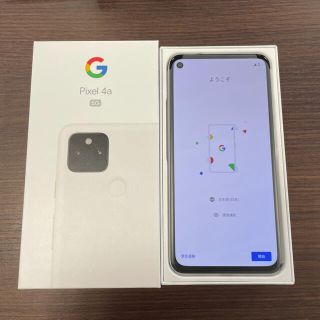 グーグルピクセル(Google Pixel)の🌸未使用🌸Pixel 4a 5G 128GB ホワイト(スマートフォン本体)