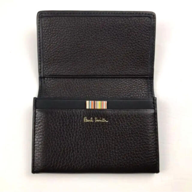 Paul Smith 新品 Paul Smith ポールスミス チョコ 名刺入れ マルチストライプタフ