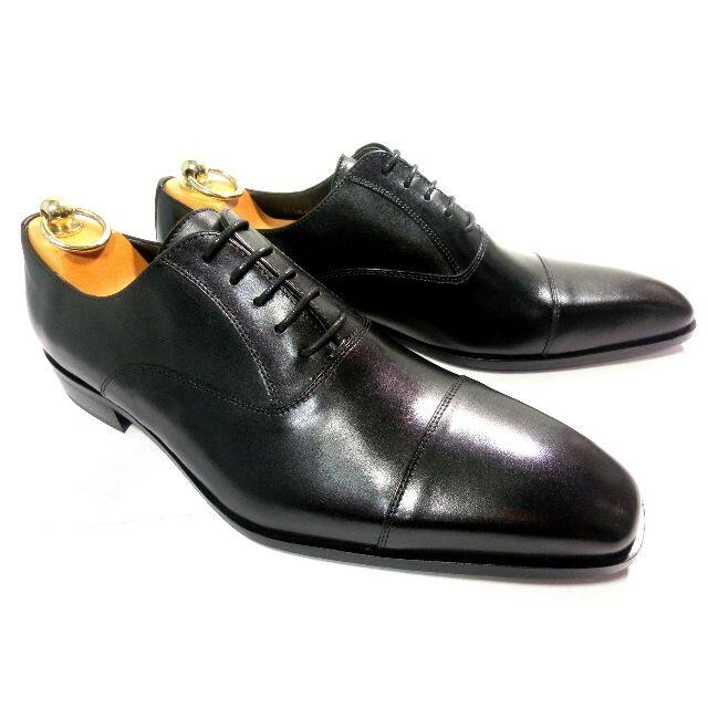 Santoni(サントーニ)の2【新品◆伊勢丹メンズ】ESPOIR 6 25cm 黒スト メンズの靴/シューズ(ドレス/ビジネス)の商品写真