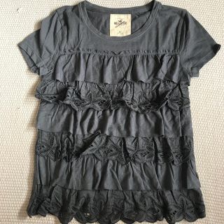 ホリスター(Hollister)の新品　未使用　ホリスター　フリル　Tシャツ(Tシャツ(半袖/袖なし))