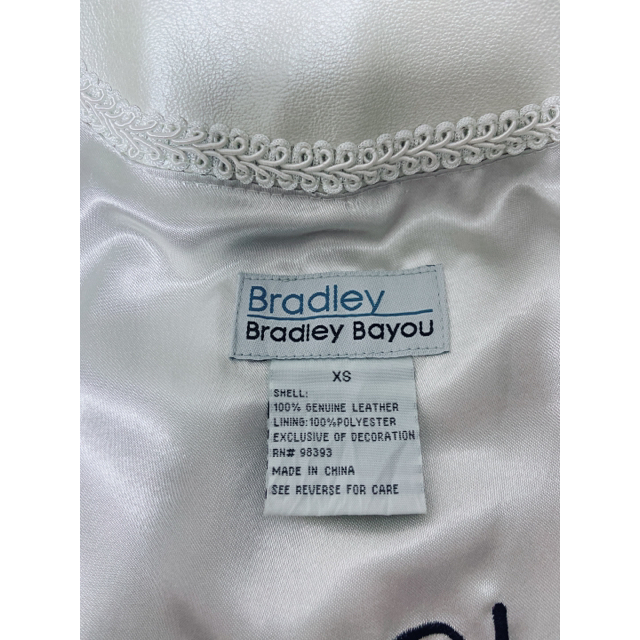 TADASHI SHOJI(タダシショウジ)の新品 XS Bradley レザージャケット WL1654XN レディースのジャケット/アウター(ノーカラージャケット)の商品写真