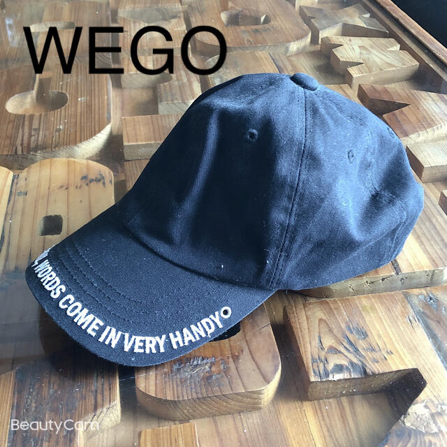 WEGO BROWNY キャップ ブラック フリーサイズ 美品 帽子 | フリマアプリ ラクマ
