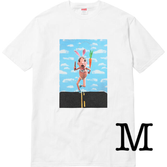 17SS Supreme/Mike Hill "Runner Tee" 白M