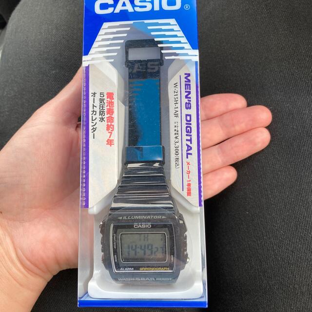 CASIO(カシオ)のカシオ　腕時計　黒 キッズ/ベビー/マタニティのこども用ファッション小物(腕時計)の商品写真