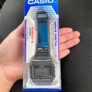 カシオ(CASIO)のカシオ　腕時計　黒(腕時計)