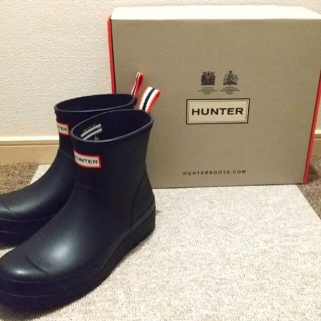 HUNTER(ハンター)のHUNTER (W) ORIGINAL PLAY BOOT SHORT 25cm レディースの靴/シューズ(レインブーツ/長靴)の商品写真