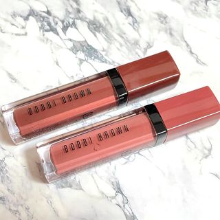 ボビイブラウン(BOBBI BROWN)のボビイブラウン　クラッシュドリキッドリップ04ジューシーデート&07オートココア(口紅)