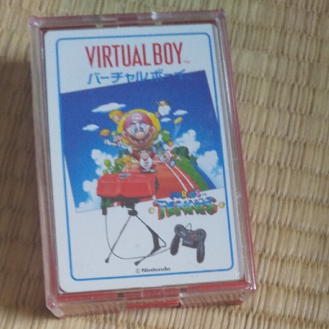 任天堂バーチャルボーイグッズ マリオテニストランプ エンタメ/ホビーのコレクション(ノベルティグッズ)の商品写真