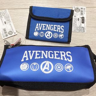 マーベル(MARVEL)の【新品】marvel2点ペンケース♡財布(ペンケース/筆箱)