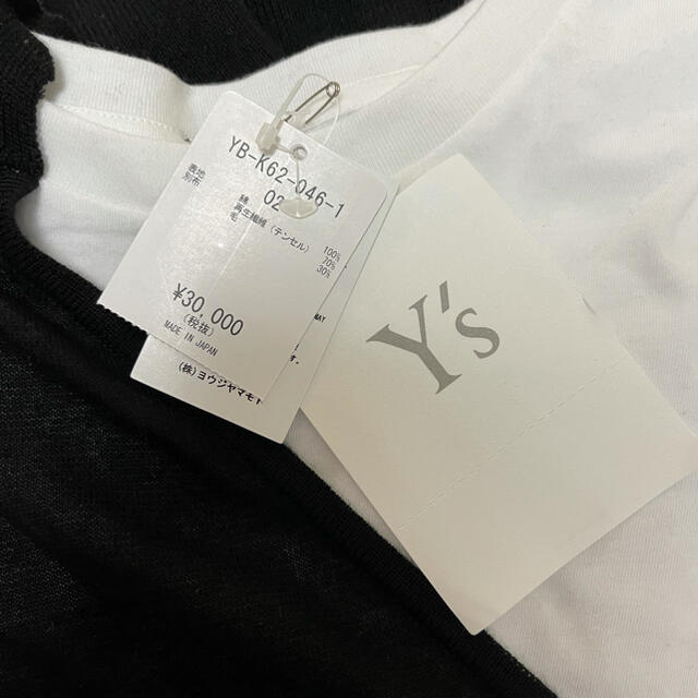 Y's(ワイズ)のRISMATbyY’s PLAIN STITCH HALF KNIT半袖Tシャツ レディースのトップス(Tシャツ(半袖/袖なし))の商品写真