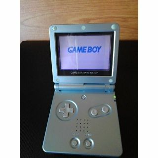 ニンテンドウ64(NINTENDO 64)のNintendo GAMEBOY ADVANCE SP パールブルー希少品♪♪(携帯用ゲーム機本体)