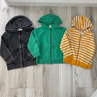 エイチアンドエム(H&M)のH&M キッズ　ジップパーカー　3点セット(その他)