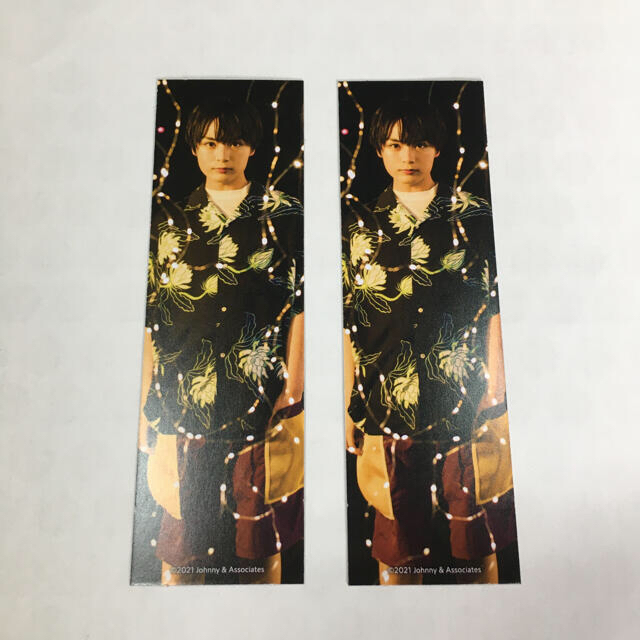 大西流星　フォトカード　2枚セット エンタメ/ホビーのタレントグッズ(アイドルグッズ)の商品写真