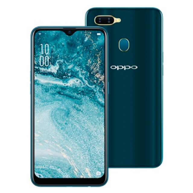 スマートフォン/携帯電話OPPO AX7 ブルー SIMフリー