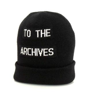 ラフシモンズ(RAF SIMONS)のラフシモンズRAF SIMONS■TO THE ARCHIVESニットキャップ(ニット帽/ビーニー)