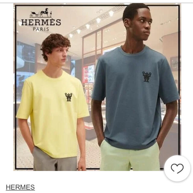 【新品未使用】エルメス　HERMES  21SS メンズ　Tシャツ