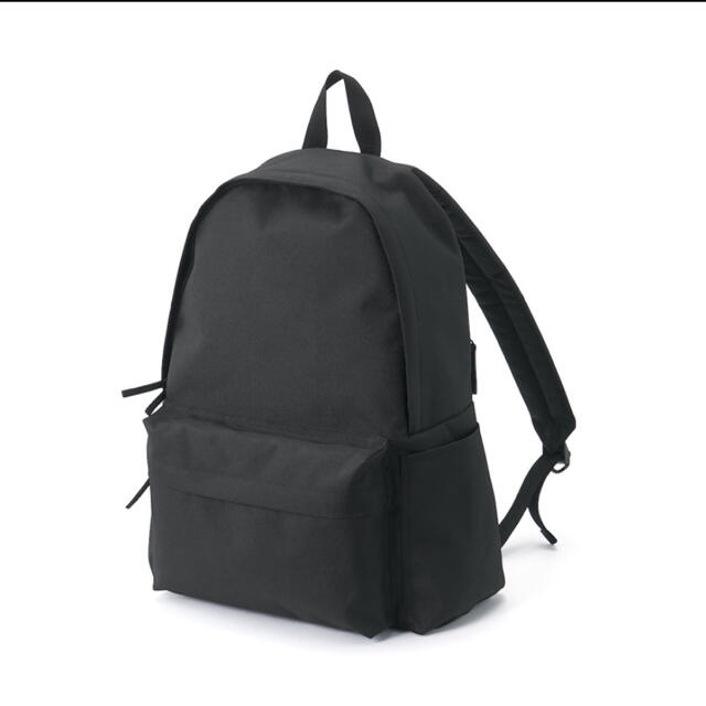 MUJI (無印良品)(ムジルシリョウヒン)の無印良品　撥水　黒リュックサック レディースのバッグ(リュック/バックパック)の商品写真