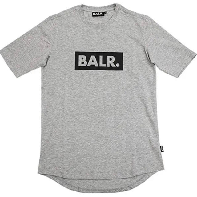 BALR.ボーラーロゴデザイン半袖tシャツ灰色Mサイズ
