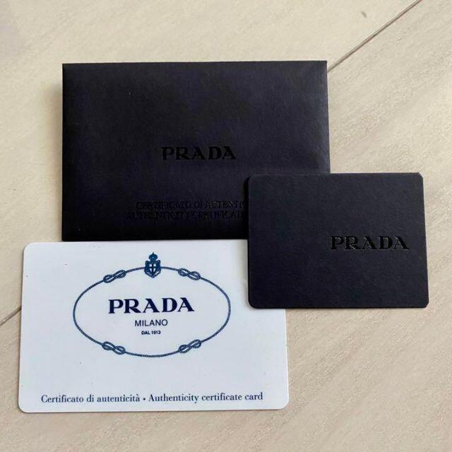 人気 プラダ PRADA 二つ折り 財布 メンズ ネイビー サフィアーノレザー 9