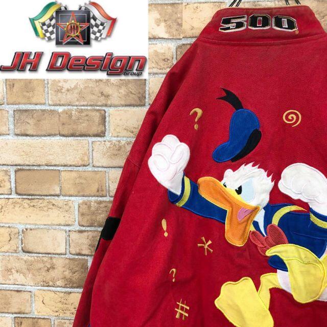 ☆JHデザイン☆ドナルドダック レーシングジャケット ディズニー ☆JHデザイン☆ドナルドダック レーシングジャケット ディズニー