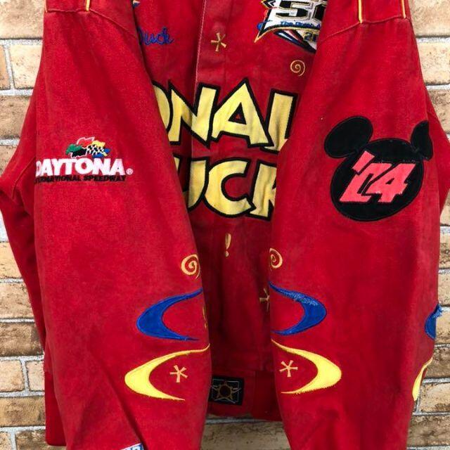 ☆JHデザイン☆ドナルドダック レーシングジャケット ディズニー ☆JHデザイン☆ドナルドダック レーシングジャケット ディズニー