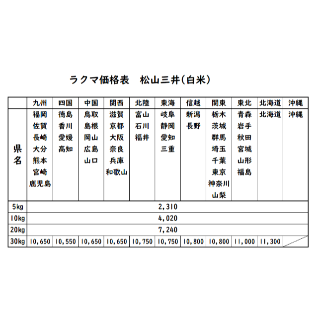 むつママ　お米　令和2年　愛媛県産松山三井　白米　20㎏ お米 令和2年 愛媛県産松山三井 白米 20㎏