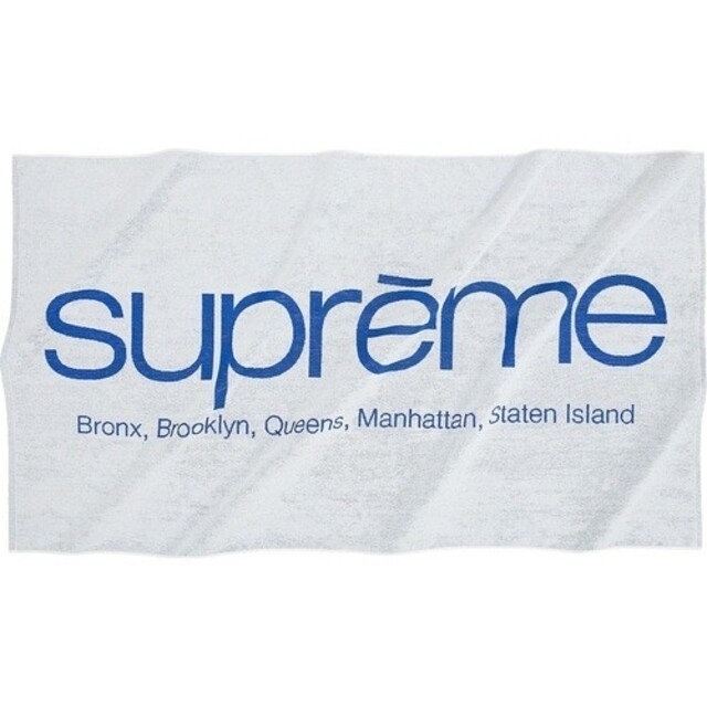 21SS Supreme Five Boroughs Towel White