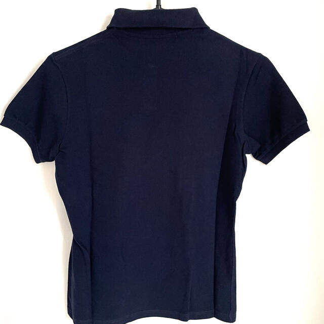 Salvatore Ferragamo(サルヴァトーレフェラガモ)のSalvatore Ferragamo ポロシャツ　ネイビー　size S レディースのトップス(Tシャツ(半袖/袖なし))の商品写真