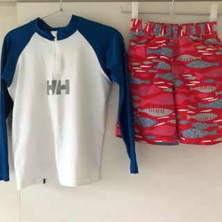 ヘリーハンセン(HELLY HANSEN)のキッズ水着セット(ラッシュガード&サーフパンツ)HELLY HANSEN(水着)